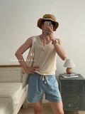 NOOBITA - Áo thun tanktop vải poly 7981
