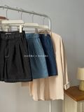 NOOBITA - Shorts denim 1/2 lưng chun 8062