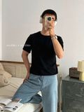 NOOBITA - Áo len dệt kim tay ngắn 8024