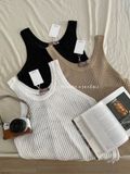 NOOBITA - Áo tanktop len lưới 8019