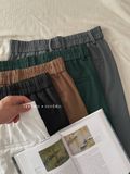 NOOBITA - Quần tây ống suông phía sau lưng chun 7979