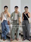 NOOBITA - Quần dài lưng chun trơn 8174