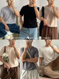 NOOBITA - Áo len dệt kim tay ngắn 8024