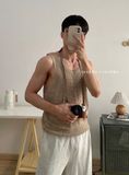 NOOBITA - Áo tanktop len lưới 8019
