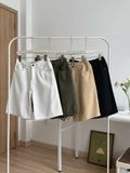 NOOBITA - Quần shorts kaki phía sau lưng chun 8175