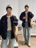 NOBITA HOME - Áo khoác nỉ mềm mịn có lớp lót 7848