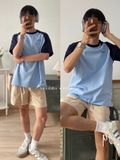 NOOBITA - Áo thun raglan tay ngắn NOOBITA 7848