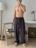 NOOBITA - Quần dài lưng chun kẻ caro 8173