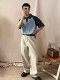 NOOBITA - Áo thun polo tay raglan in 8144