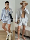 NOOBITA - Set bộ áo sơ mi + quần shorts (có bán lẻ) 8161-8164
