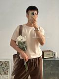 NOOBITA - Áo len dệt kim tay ngắn 8024