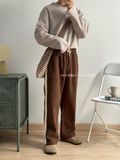 NOOBITA - Quần dài lưng chun chất nhung tăm 8086