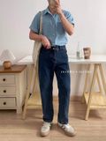 NOOBITA - Quần dài jeans ống suông 7902