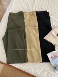 NOBITA HOME - Quần baggy nam ống suông vải denim 7701