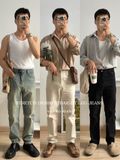 NOOBITA - Quần dài jeans co giãn 8105