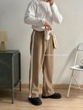 NOOBITA - Quần dài lưng chun chất nhung tăm 8086