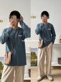 NOBITA HOME - Áo thun tay dài thêu SUPERIOR 7835