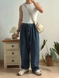 NOOBITA - Baggy jeans phía sau lʰng chun 8263