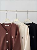 NOOBITA - Cardigan vải dệt tổ ong thêu Fry 8231