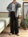 NOOBITA - Quần tây ống rộng phía sau lưng chun 8230