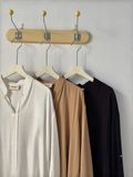 NOOBITA - Sơ mi henley tay dài vải linen mềm rũ 8235
