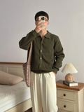 NOOBITA - Áo khoác cardigan len dệt kim 8243