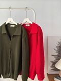 NOOBITA - Áo khoác cardigan len dệt kim 8243