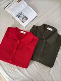 NOOBITA - Áo khoác cardigan len dệt kim 8243