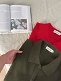 NOOBITA - Áo khoác cardigan len dệt kim 8243
