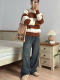 NOOBITA - Sweater len kẻ sọc mềm mịn 8245