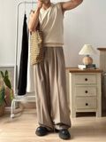 NOOBITA - Quần dài tây ống rộng 8248