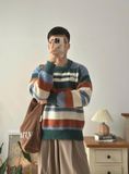 NOOBITA - Sweater len kẻ sọc mềm mịn 8259
