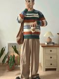 NOOBITA - Sweater len kẻ sọc mềm mịn 8259