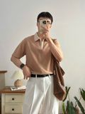 NOOBITA - Áo thun polo dây kéo 8270