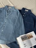 NOOBITA - Sơ mi denim tay dài form boxy 8288