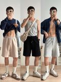 NOOBITA - Quần shorts lưng chun vải nỉ 8297