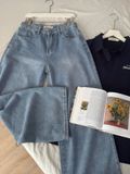 NOOBITA - Quần dài jeans ống rộng 8294