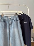 NOOBITA - Quần dài jeans ống rộng 8294