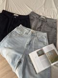 NOOBITA - Quần shorts jeans ống rộng 8305