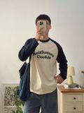 NOOBITA - Áo thun raglan tay dài Keithstone Cookie 8310