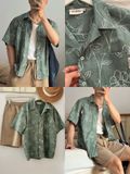 NOOBITA - Sơ mi cỏ vest hoa tiết hoa 8326