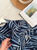 NOOBITA - Sơ mi cuban shirt hoa tiết lá 8325