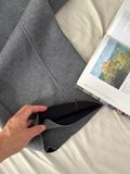NOOBITA - Quần dài lưng chun ống rộng 8333