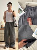 NOOBITA - Quần dài lưng chun ống rộng 8333