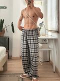 NOOBITA - Quần dài lưng chun kẻ caro 8337