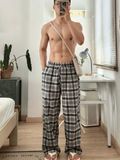 NOOBITA - Quần dài lưng chun kẻ caro 8337