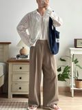NOOBITA - So mi tay dài họa tiết thêu hoa 8342