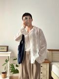 NOOBITA - So mi tay dài họa tiết thêu hoa 8342