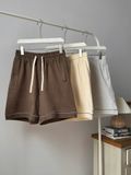 NOOBITA - Quần shorts thun lưng chun viền gấu 8344