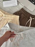 NOOBITA - Quần shorts thun lưng chun viền gấu 8344